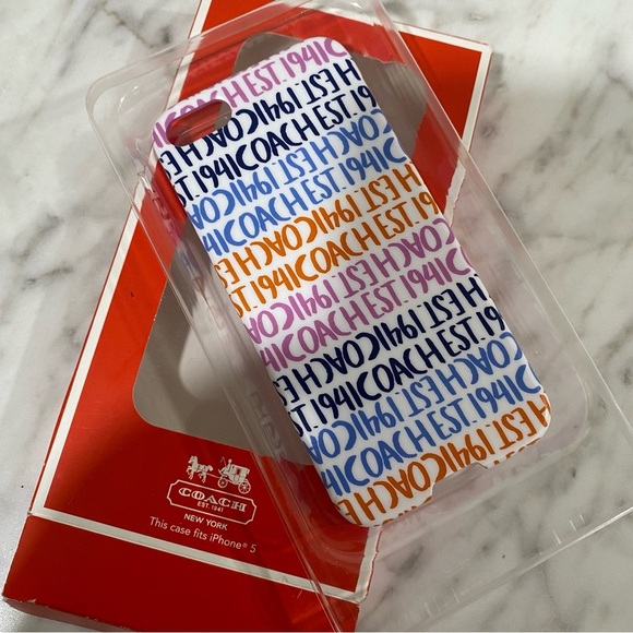 New Coach iPhone 5 Case - Picture 1 of 3